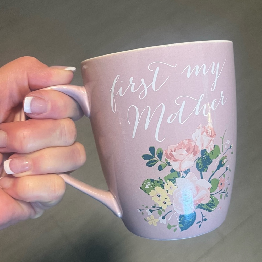 Hazel & Co “First my Mother , Forever my Friend” Mug - 4-1/2 “ H x 3-3/4” D